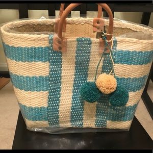 Mar Y Sol Straw Beach Bag